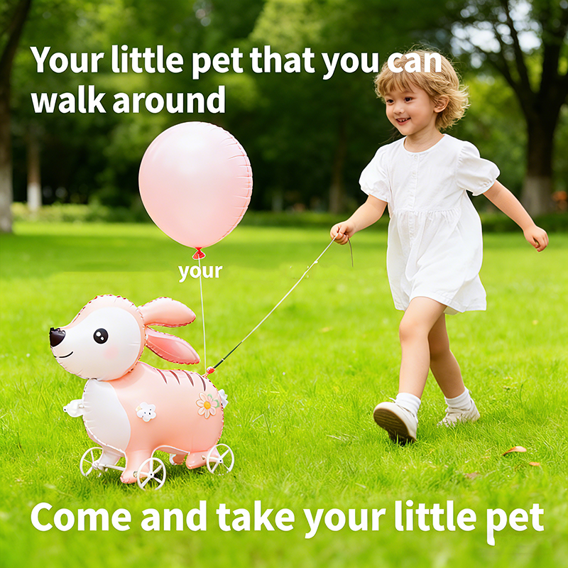 Wedding Zoo - 10Pcs Assembly Standing Zoo Animals Balloons