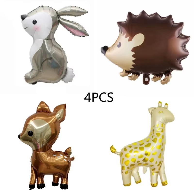 Wedding Zoo - Cute Cartoon Animal Themed Balloon Kit,