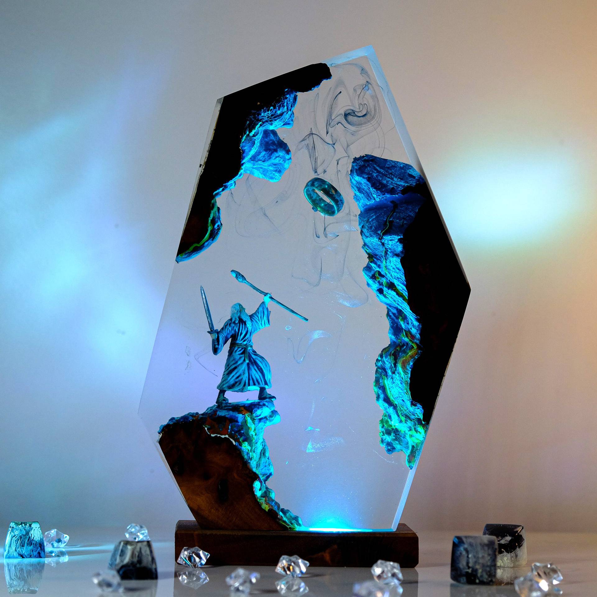 Wedding Zone - Movie Scence Figure Table Resin Lamp