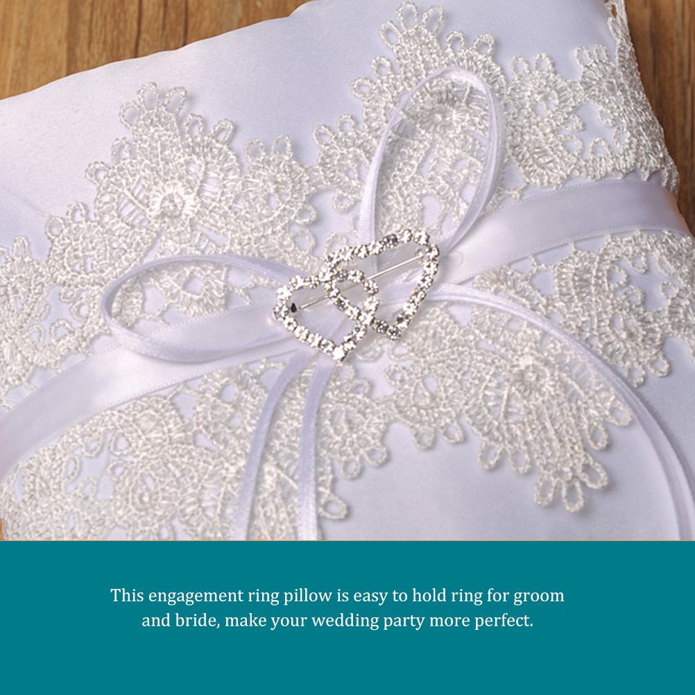 Ring Bearer Pillow - Lace Ring Pillow Club Decoration Bearer