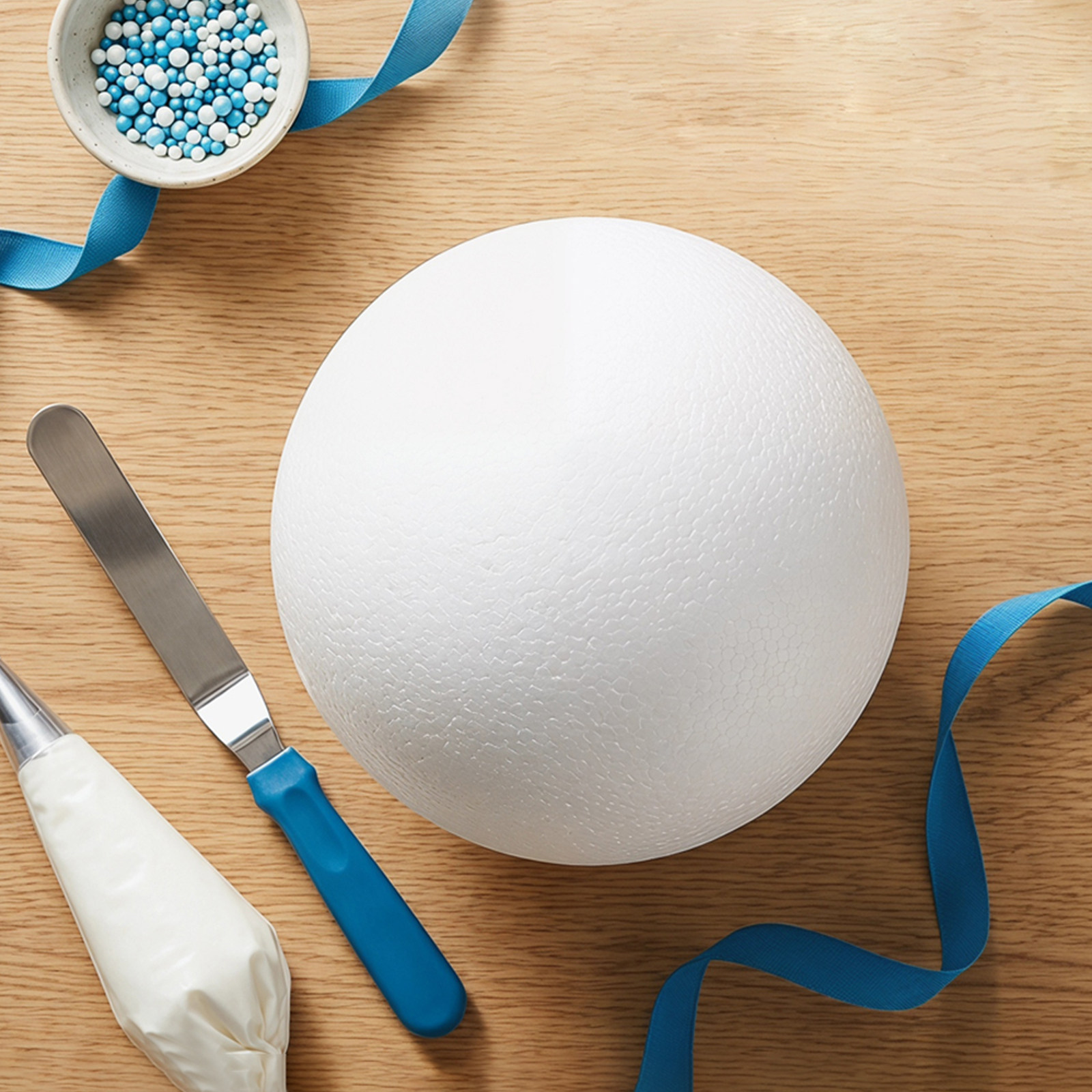 Wedding Cake Supply - 2Pcs Cake Decorating Practice Foam Balls