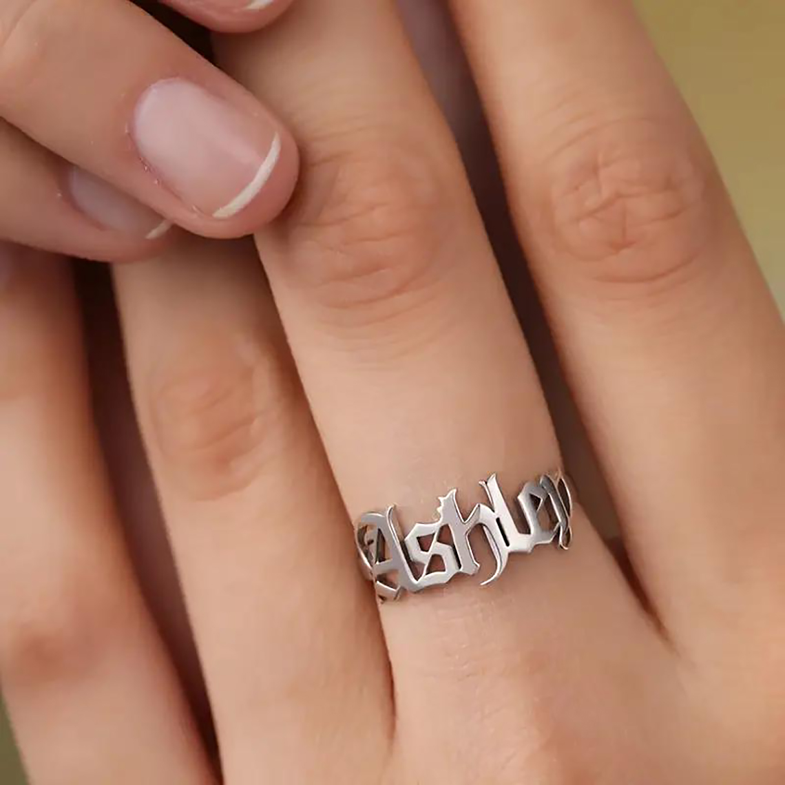 Wedding Zone - Custom Gold Ring Women Gothic Rings