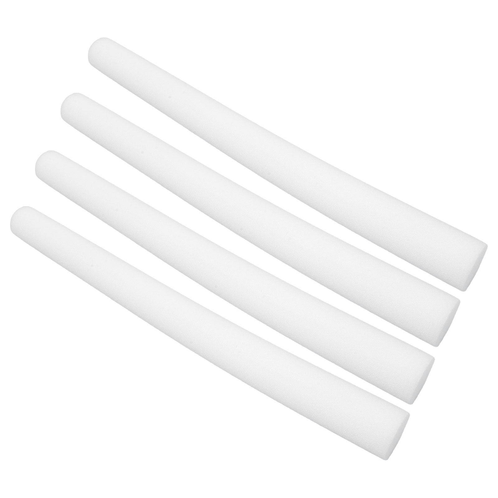 Wedding Support - 4Pcs Solid Sponge Cylinders White 19.65x1.57in