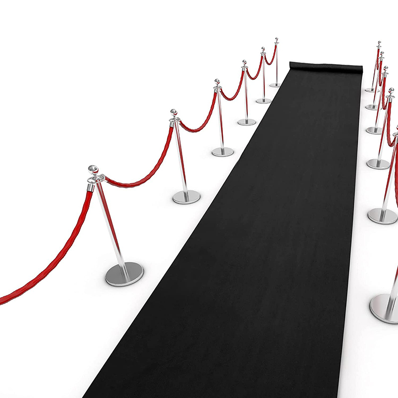 Wedding Tap - Black Carpet Anti-slip Wedding Carpet Aisle