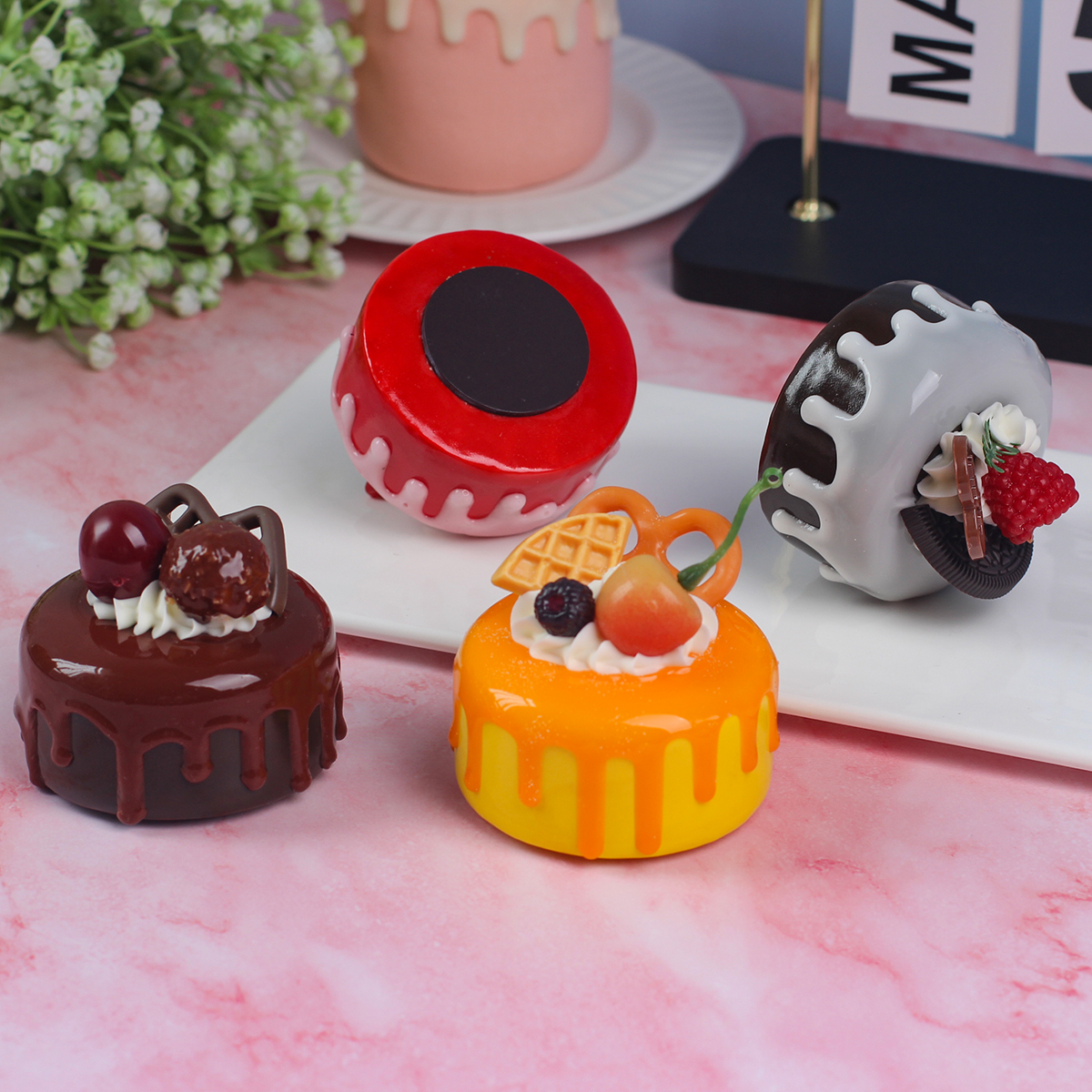 1PC Artificial Cake Dessert We - Wedding Cake Supply ulasan dan harga