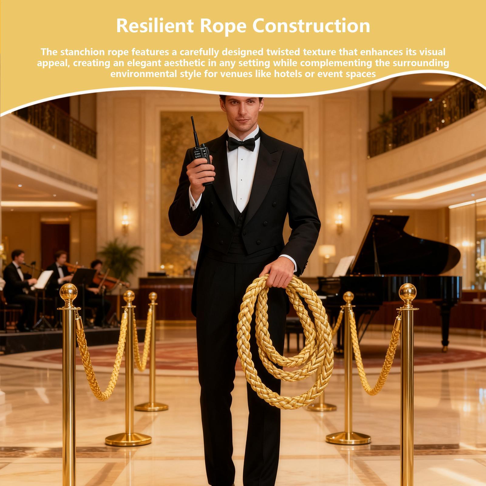 Stanchion Rope 4.9ft Twisted R - The Wedding Supply Store ulasan dan harga
