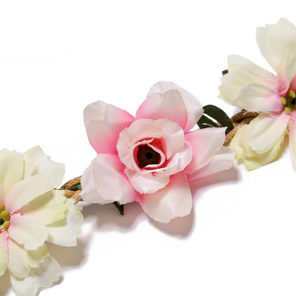 Floral Wreaths Girl New Hair F - Wedding Arch Flower ulasan dan harga