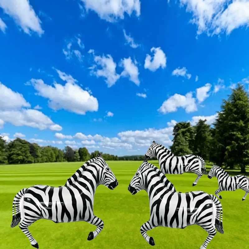 4 black and white striped zebr - Wedding Zoo ulasan dan harga