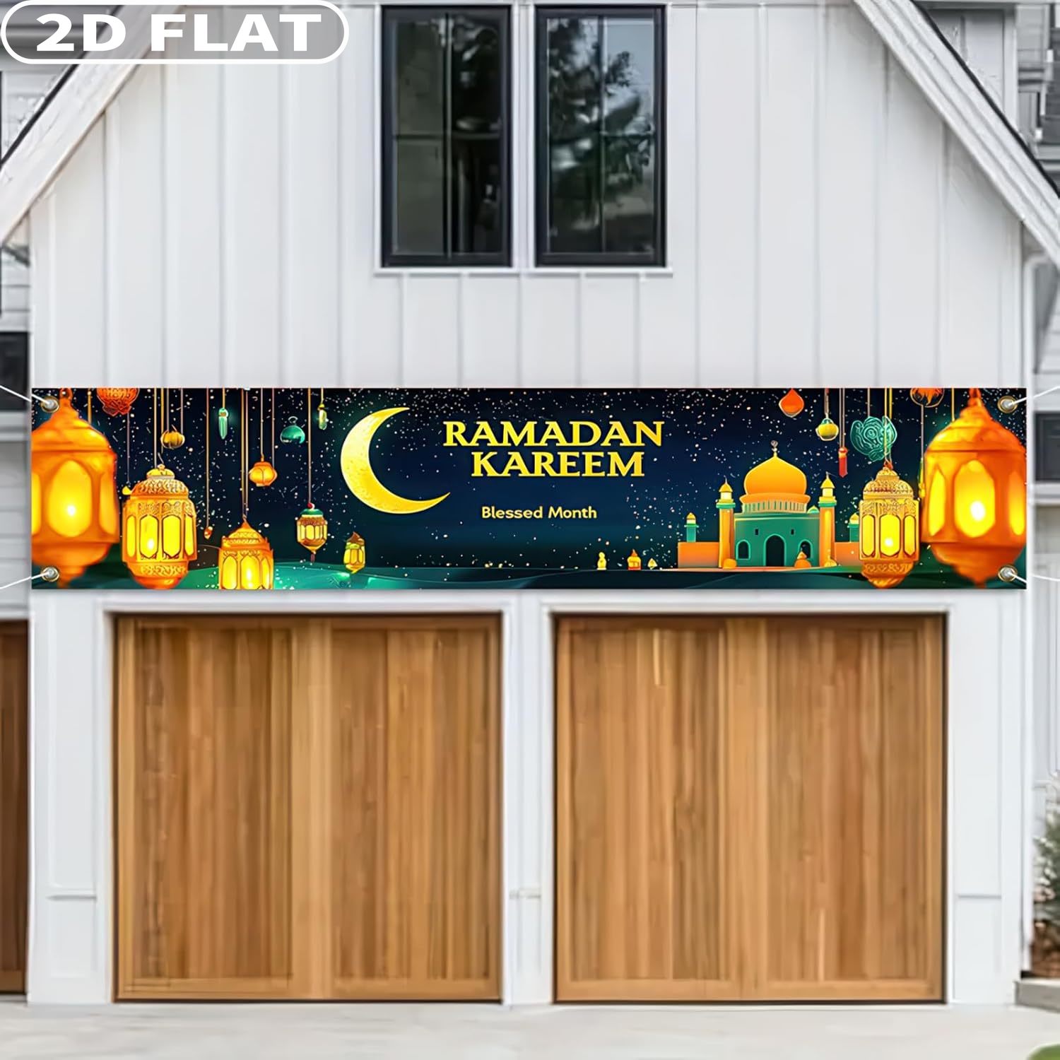 2D FLAT 1pc Ramadan Eid Mubara - Photo Booth Prop ulasan dan harga