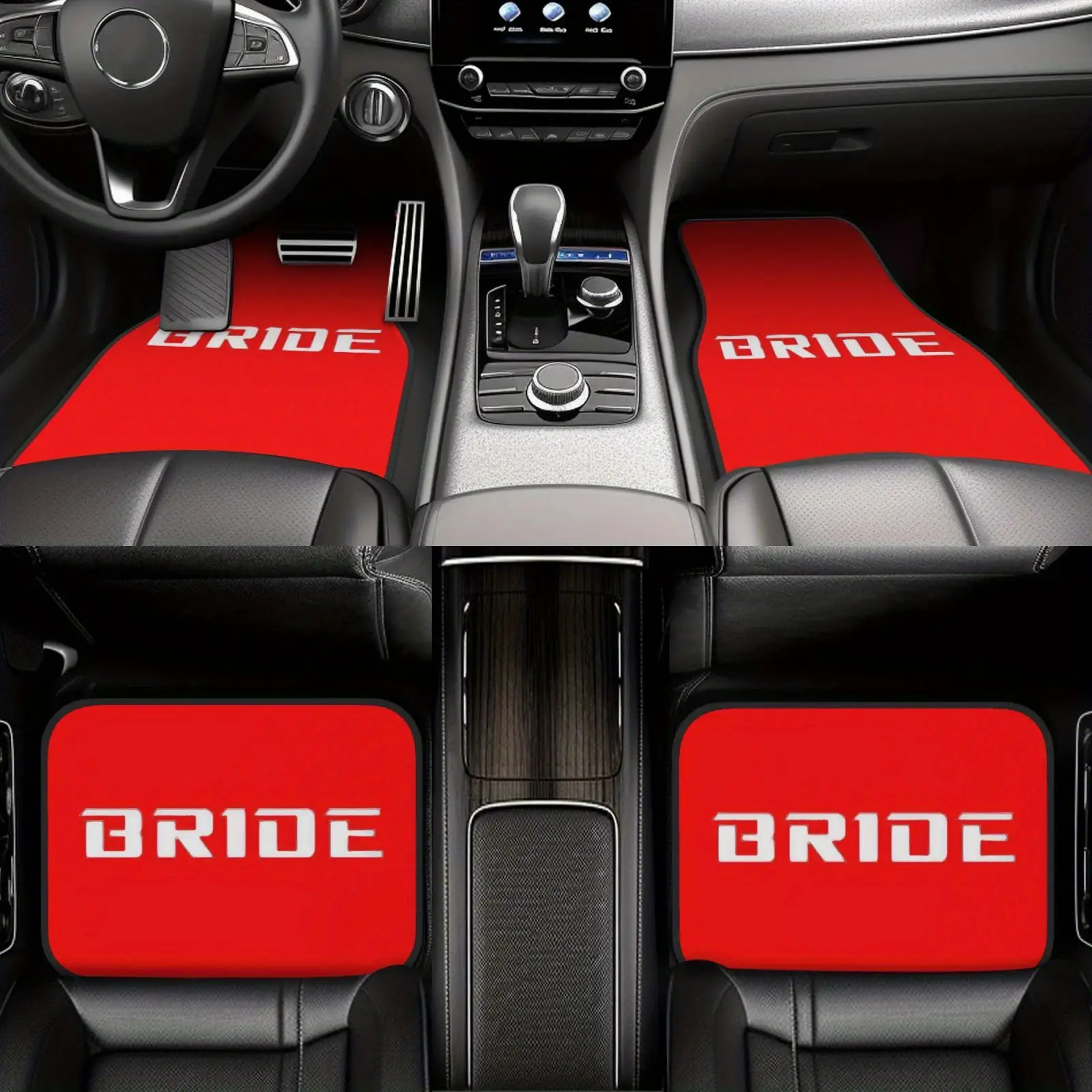 Red Bride Letter Car Floor Mat - Wedding Tap ulasan dan harga