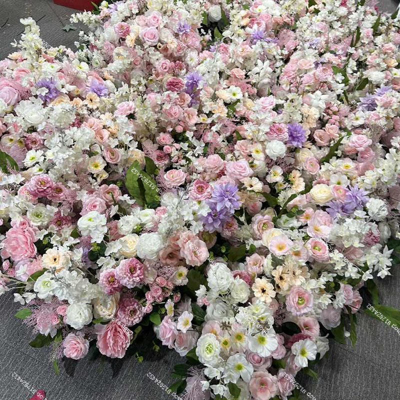 Pink Color Artificial Flowers  - Wedding Arch Flower ulasan dan harga