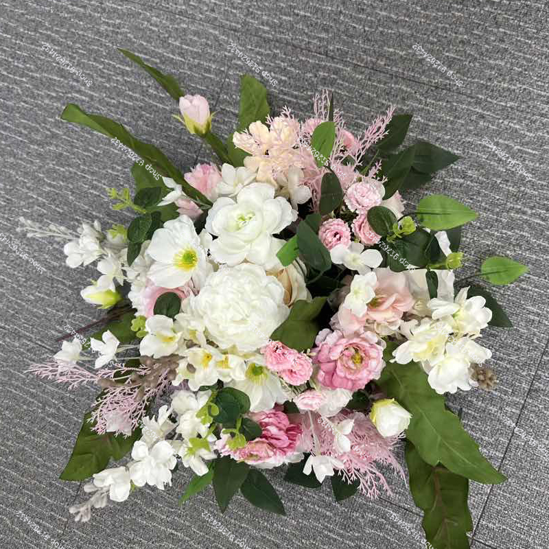 Pink Color Artificial Flowers  - Wedding Arch Flower ulasan dan harga