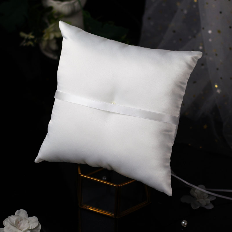 1Pcs 10*10cm Sparkling Rhinest - Ring Bearer Pillow ulasan dan harga