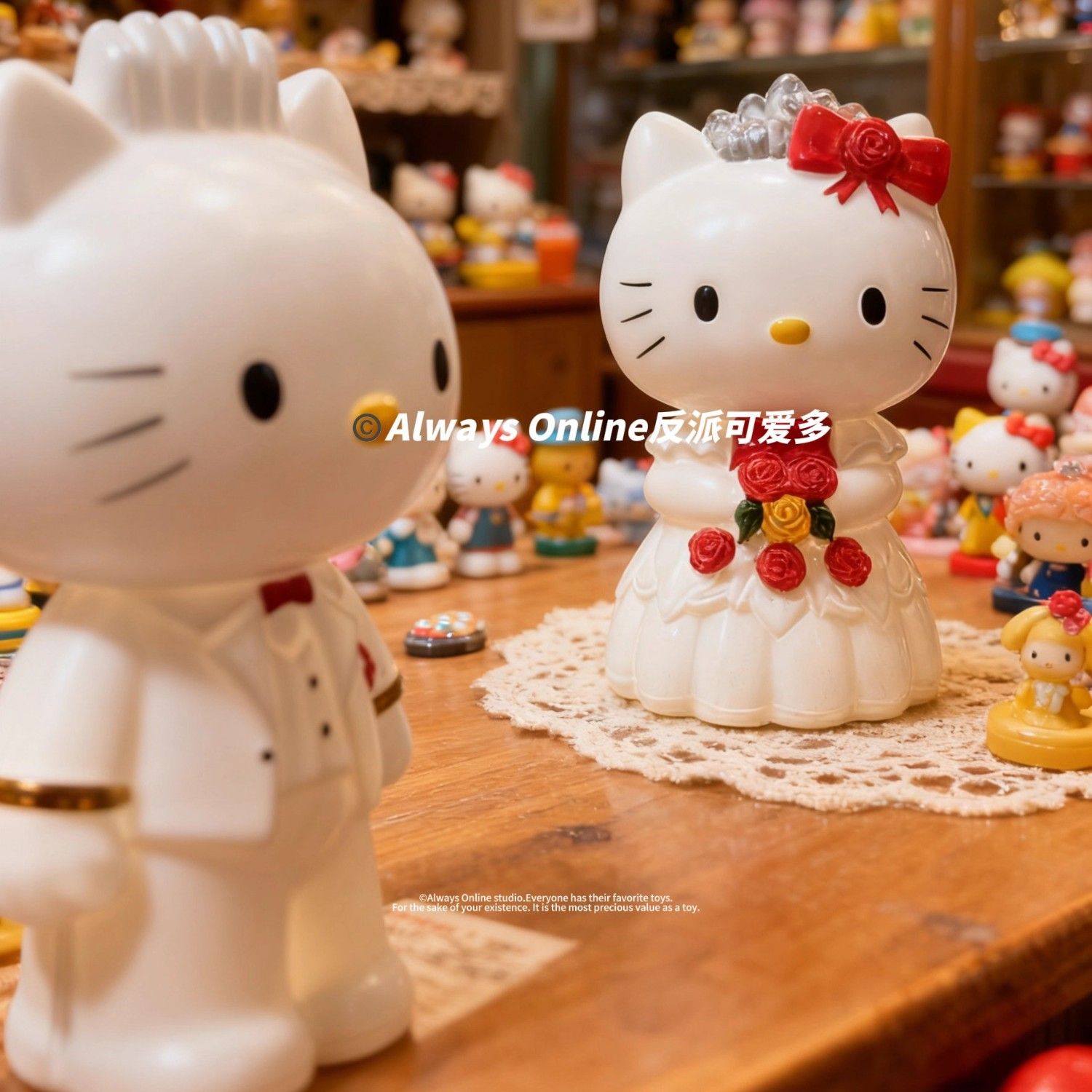 Kawaii Hello Kitty Villain Cut - Wedding Tap ulasan dan harga
