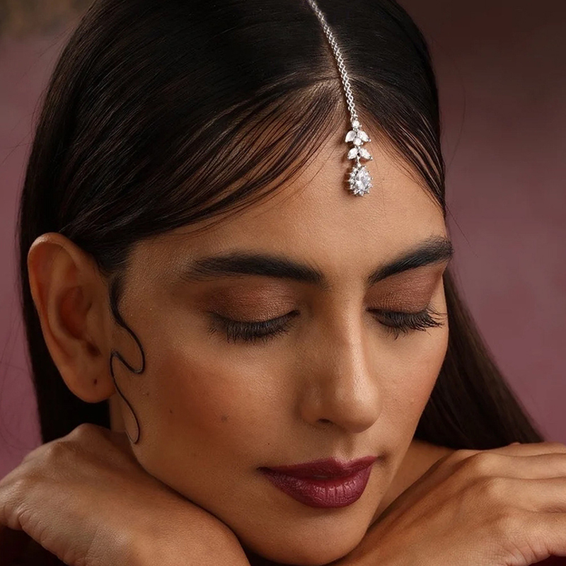 Fashion Indian Bridal Forehead - Indian Wedding Supply ulasan dan harga
