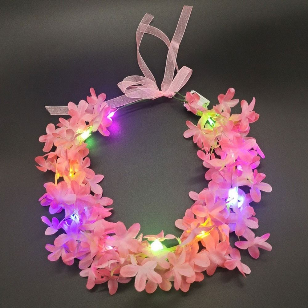 Wedding Luminous Hairband Wome - Wedding Arch Flower ulasan dan harga