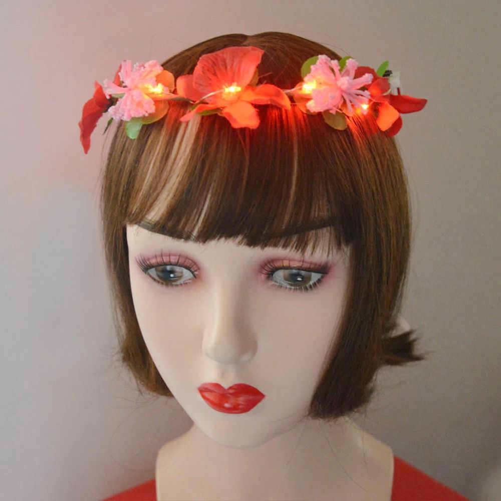 Wedding Luminous Hairband Wome - Wedding Arch Flower ulasan dan harga