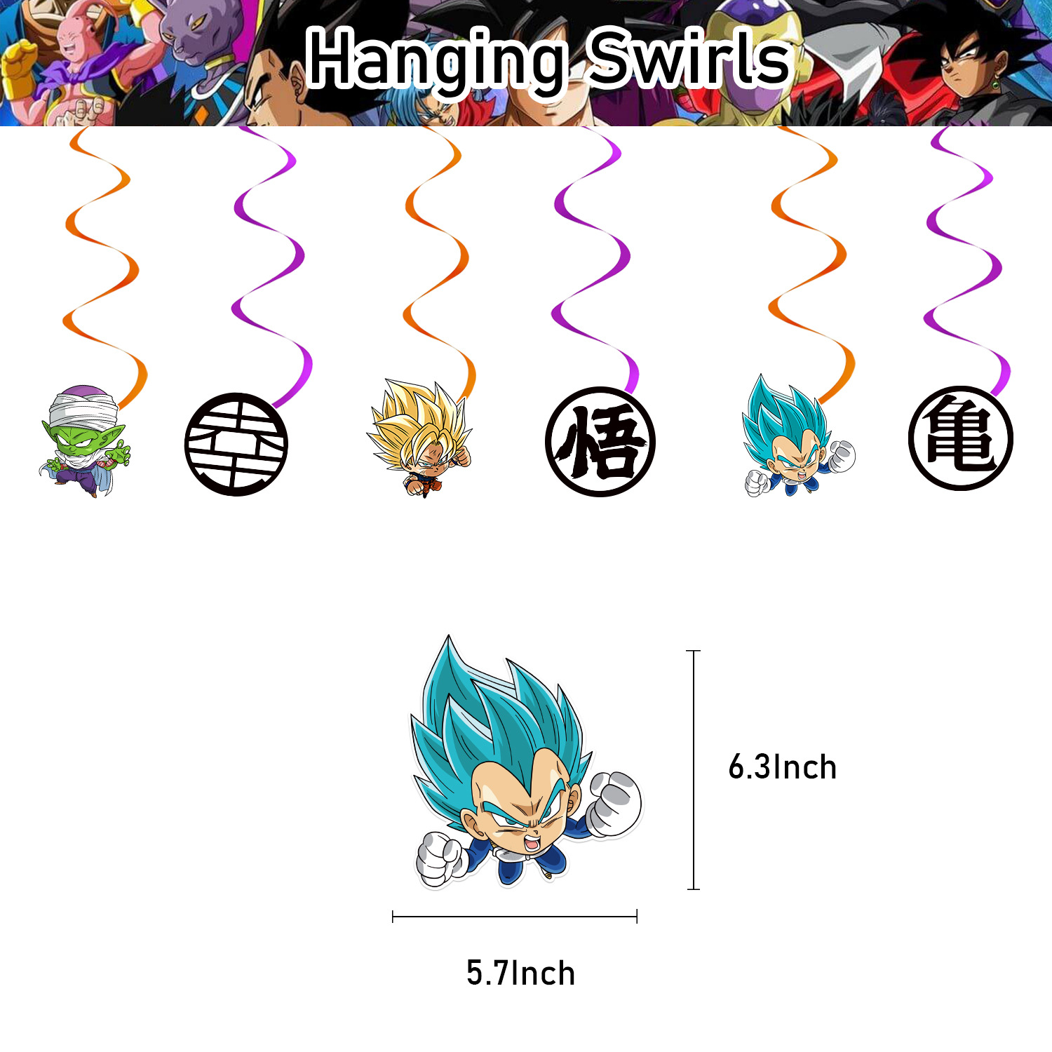 Dragon Ball Cake Topper Banner - Good Supply Wedding Cake ulasan dan harga