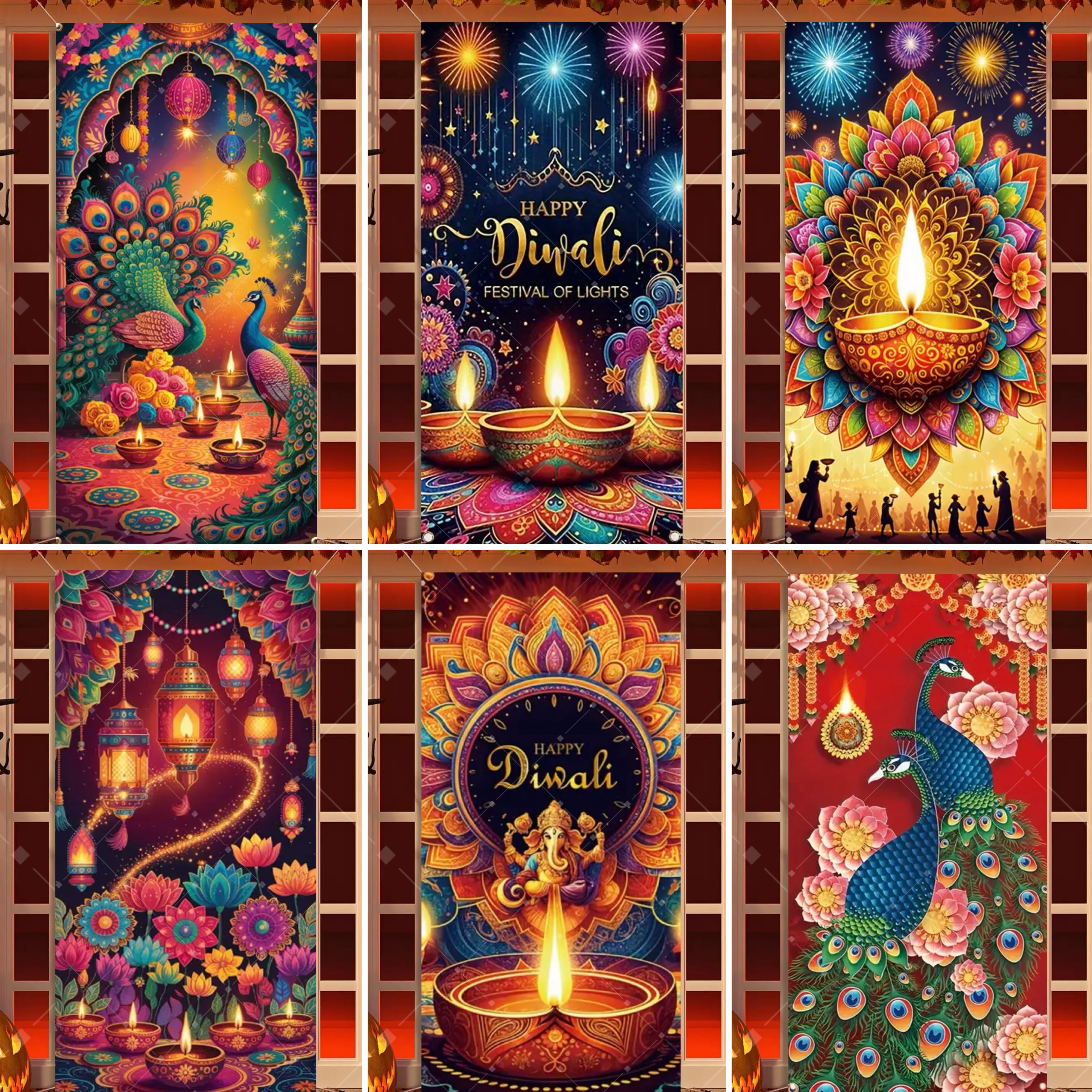 Diwali Decoration Party Backgr - Indian Wedding Supply ulasan dan harga