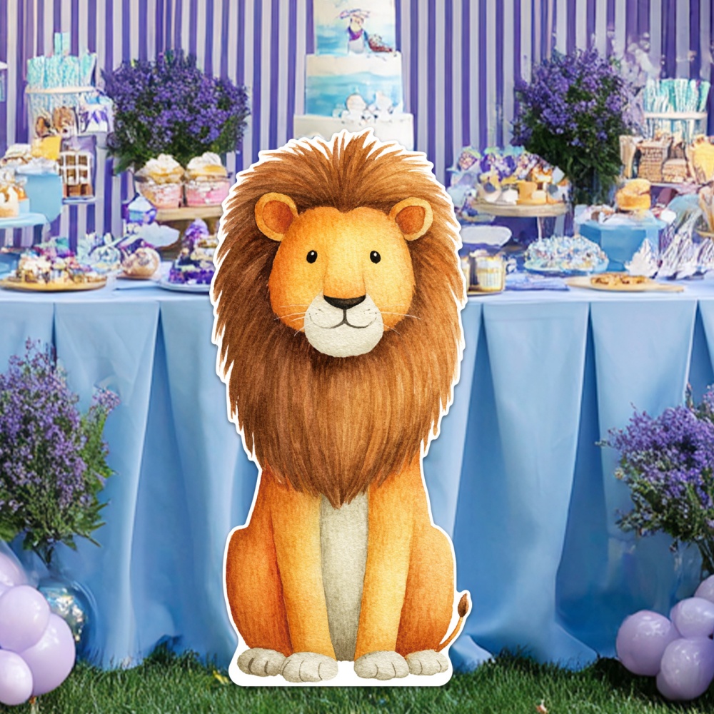 Animal Cardboard Cutout Stande - Photo Booth Prop ulasan dan harga