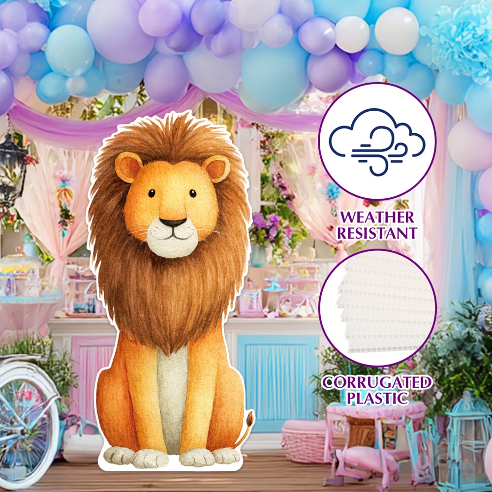Animal Cardboard Cutout Stande - Photo Booth Prop ulasan dan harga