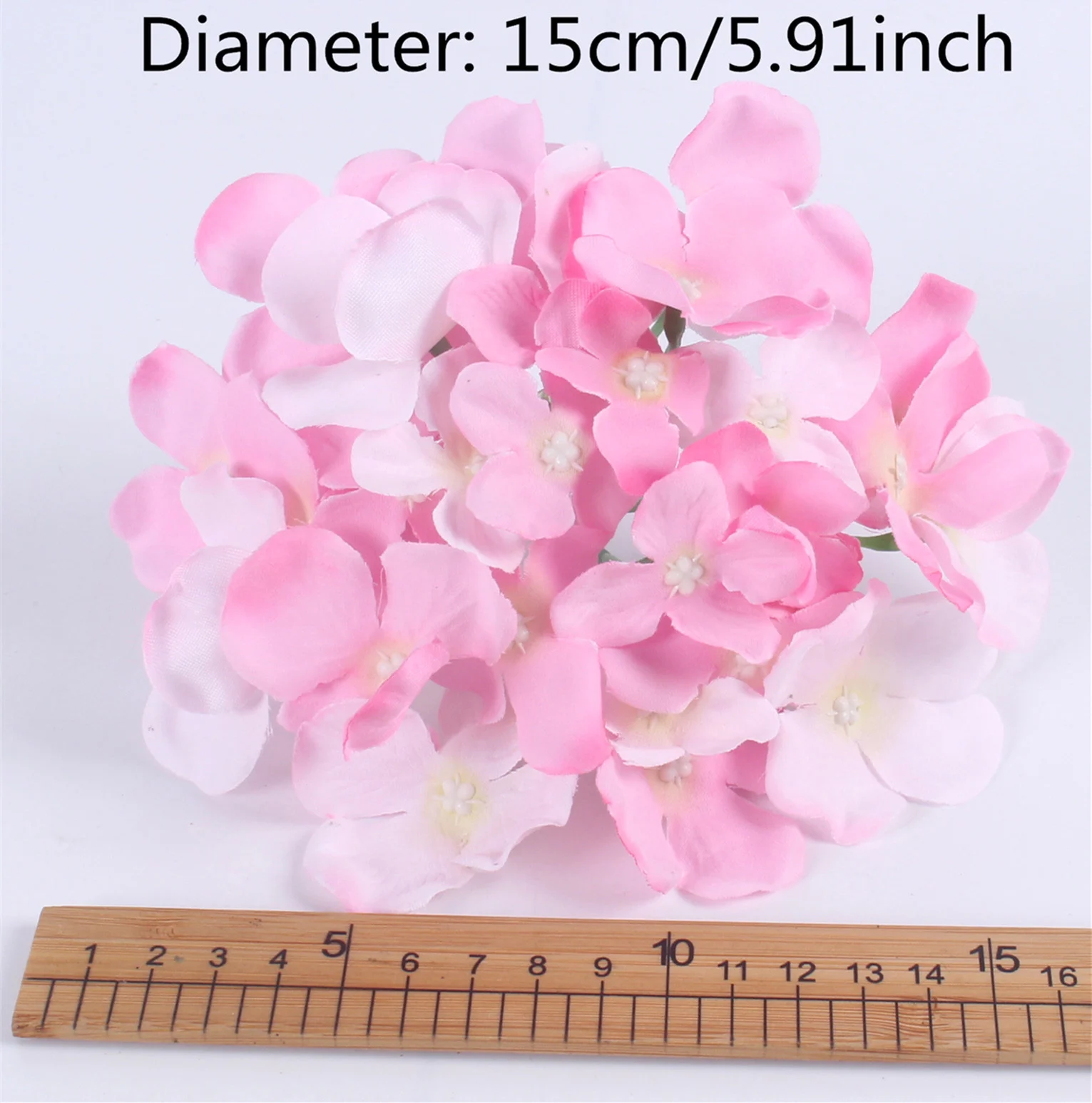 10PCS/Lot Colorful Hydrangea F - Wedding Arch Flower ulasan dan harga