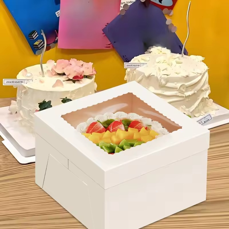 yes2/4/6PCS Disposable White C - Wedding Cake Supply ulasan dan harga