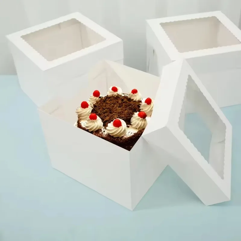 yes2/4/6PCS Disposable White C - Wedding Cake Supply ulasan dan harga