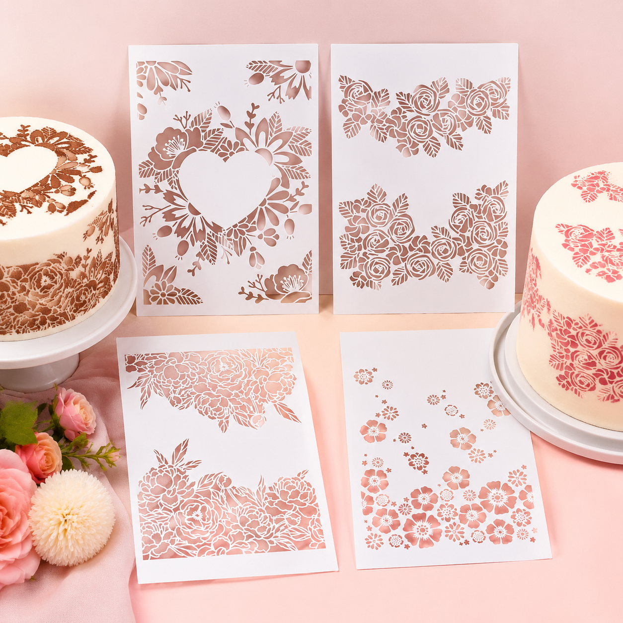 29×20cm Multi Pattern Cake Spr - Wedding Cake Supply ulasan dan harga