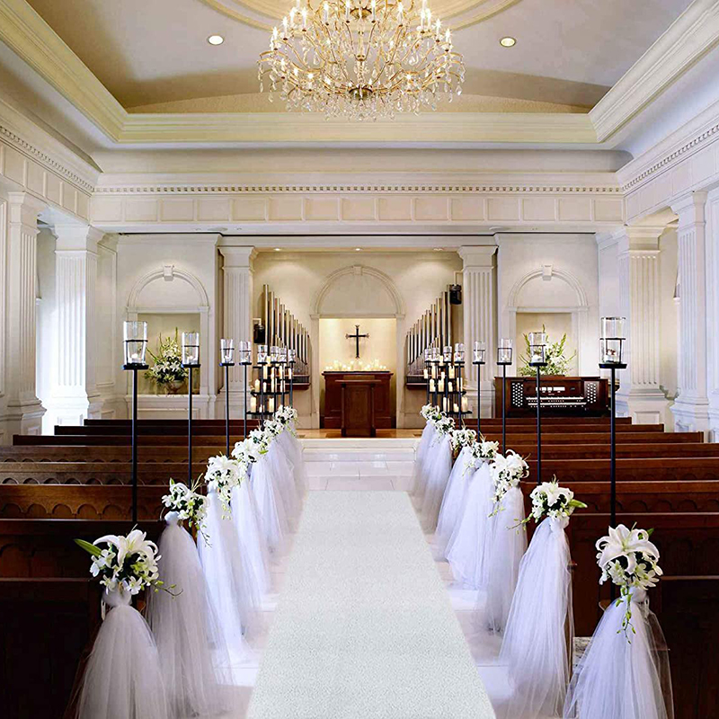 Romantic White Wedding Carpet  - Wedding Tap ulasan dan harga