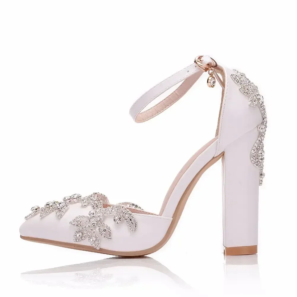 2026 Thick Heel Pointed Toe Sh - Wedding Fx ulasan dan harga