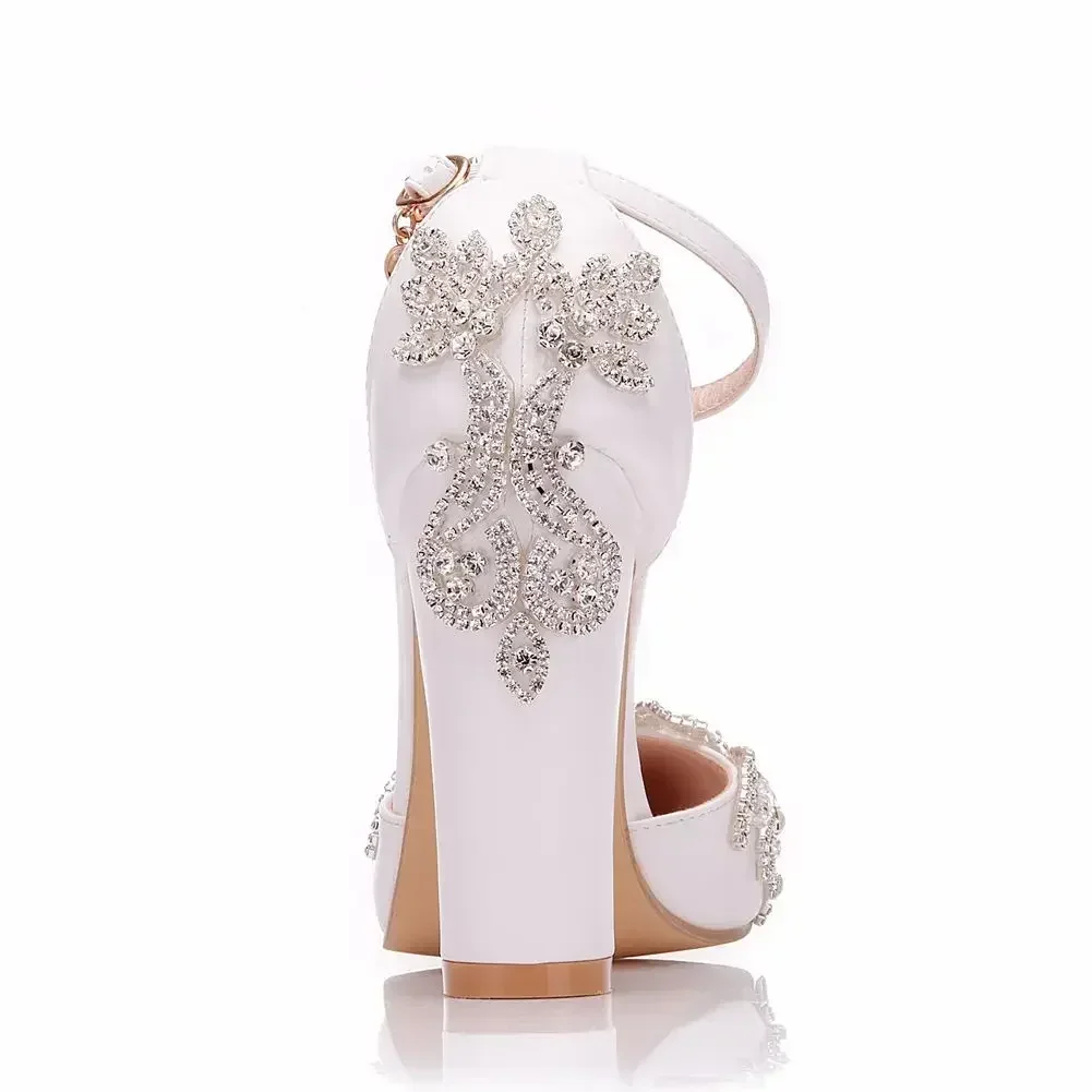 2026 Thick Heel Pointed Toe Sh - Wedding Fx ulasan dan harga