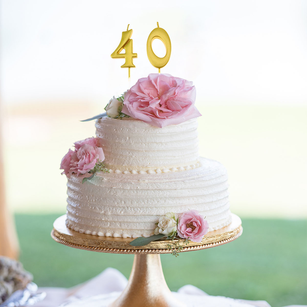 2Pcs 40 Birthday Number Candle - Wedding Cake Supply ulasan dan harga