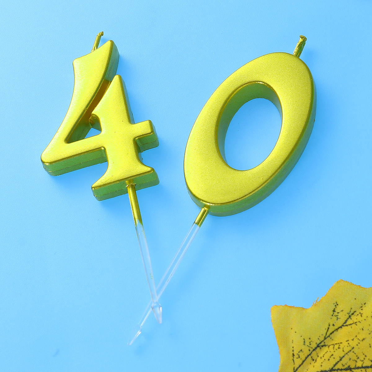 2Pcs 40 Birthday Number Candle - Wedding Cake Supply ulasan dan harga