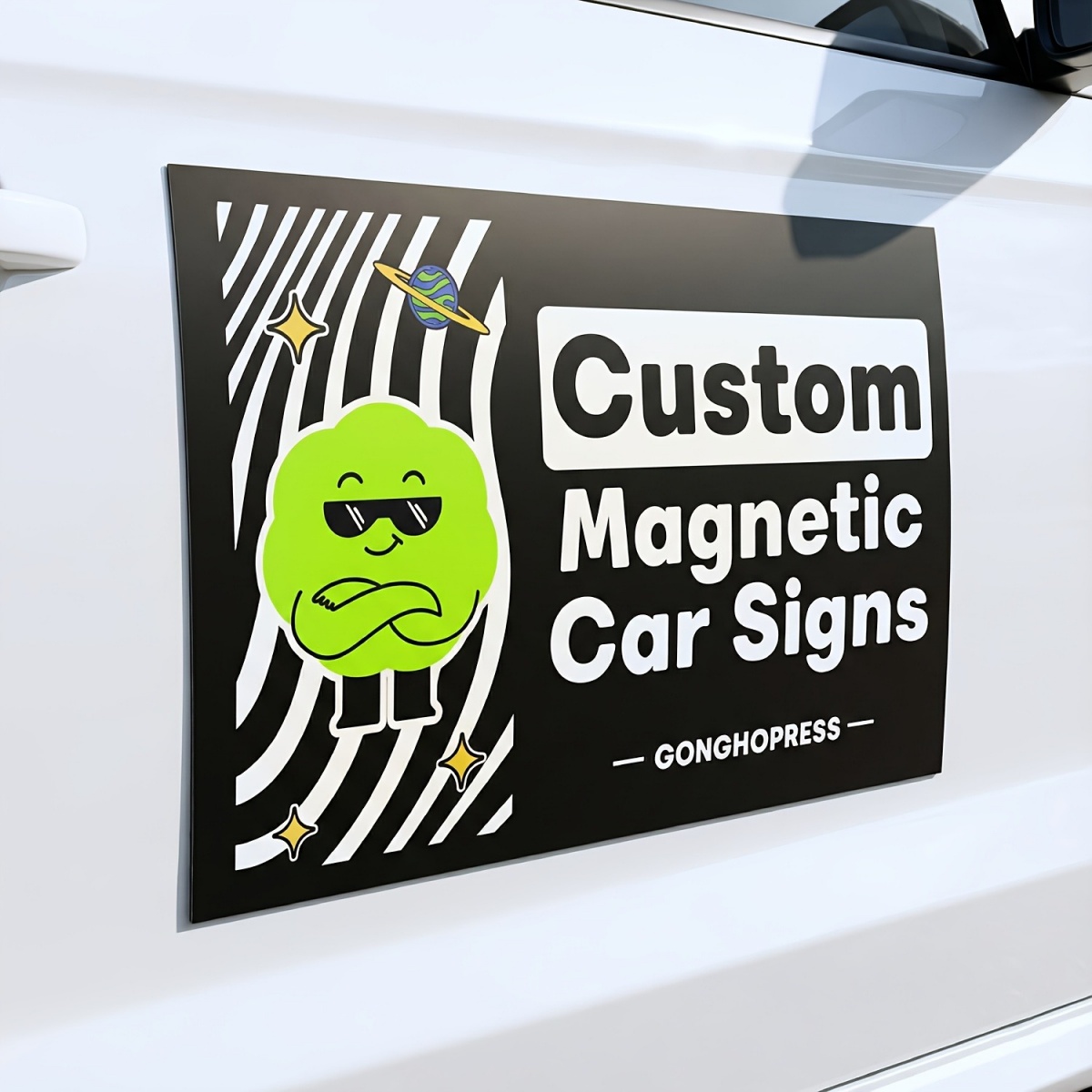Customizable Magnetic Car Deca - Wedding Support ulasan dan harga