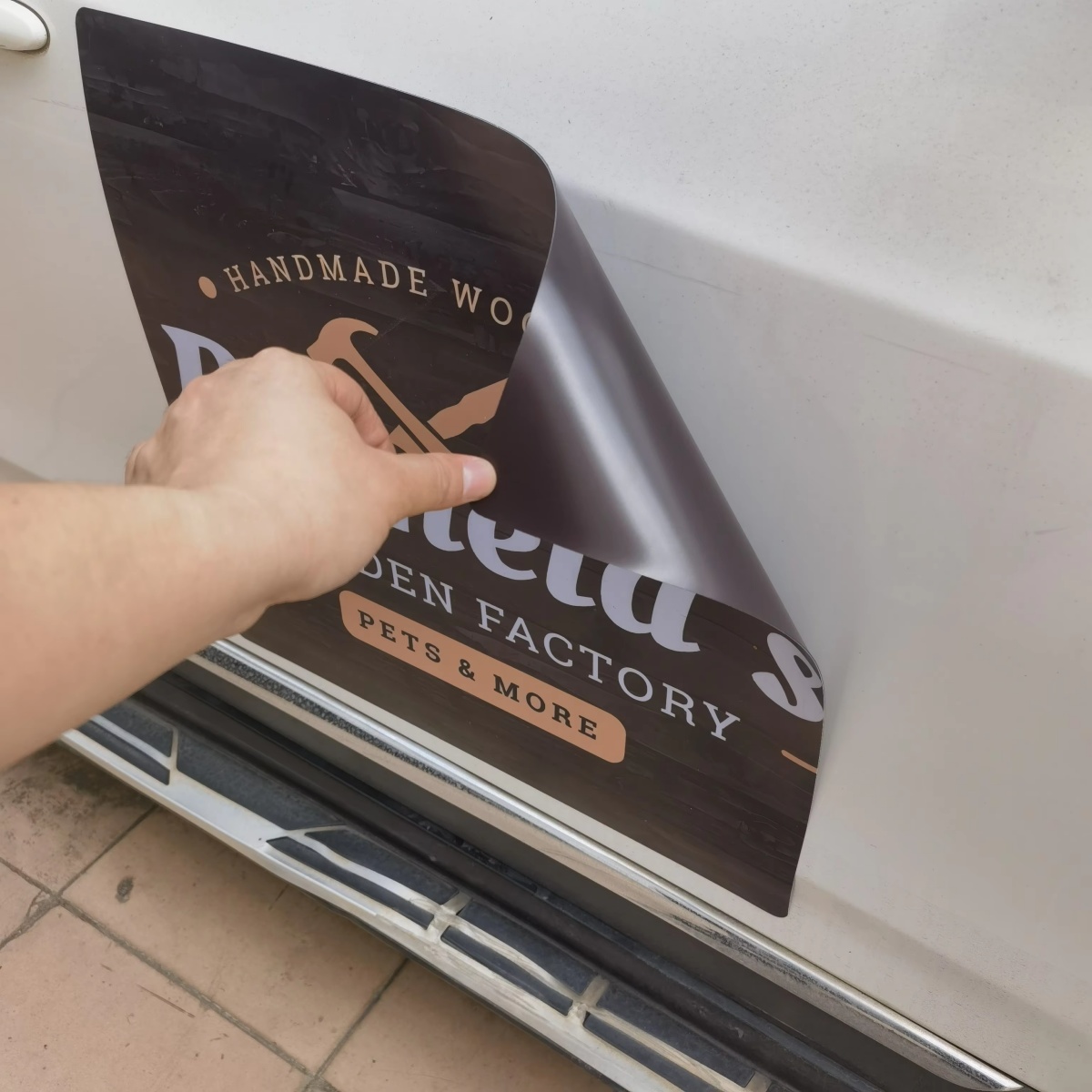 Customizable Magnetic Car Deca - Wedding Support ulasan dan harga