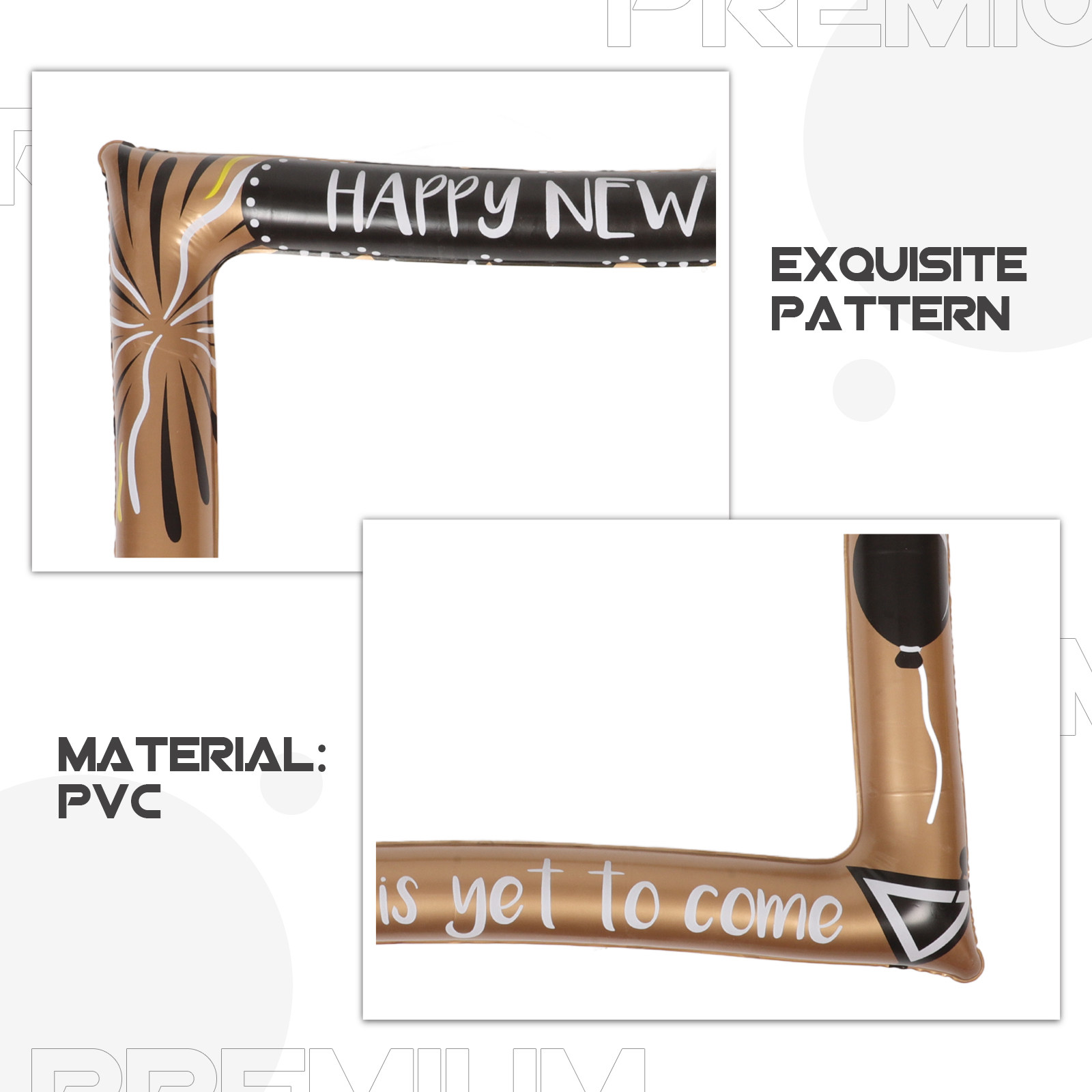 Inflatable Photo Frame Happy N - Photo Booth Prop ulasan dan harga
