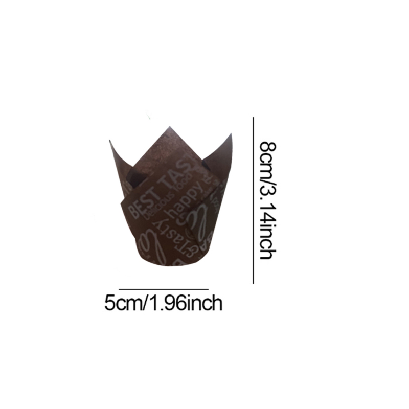 50Pcs/100Pcs Coffee-Themed Tul - Wedding Cake Supply ulasan dan harga