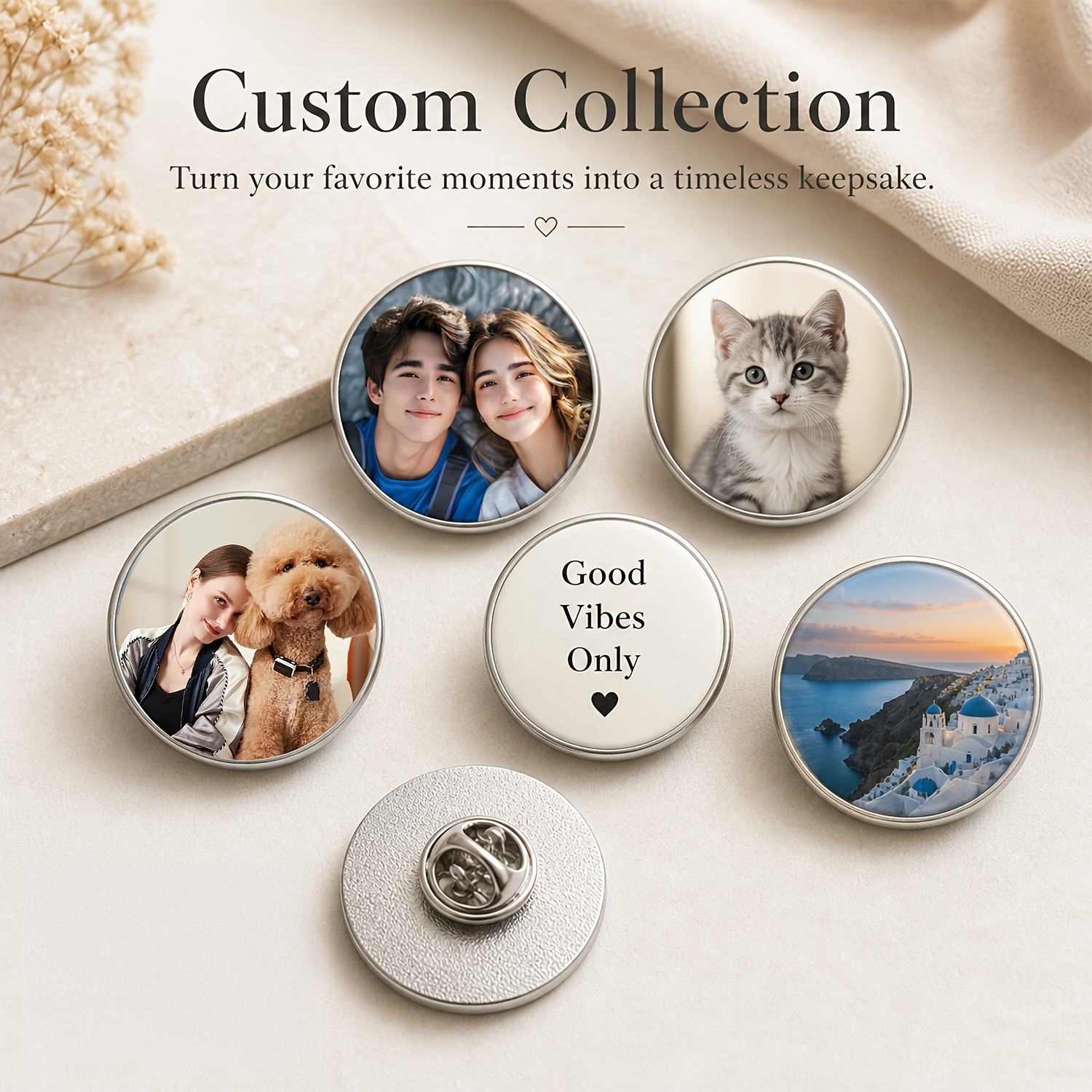 Customized Pin Brooches Suppor - Wedding Support ulasan dan harga