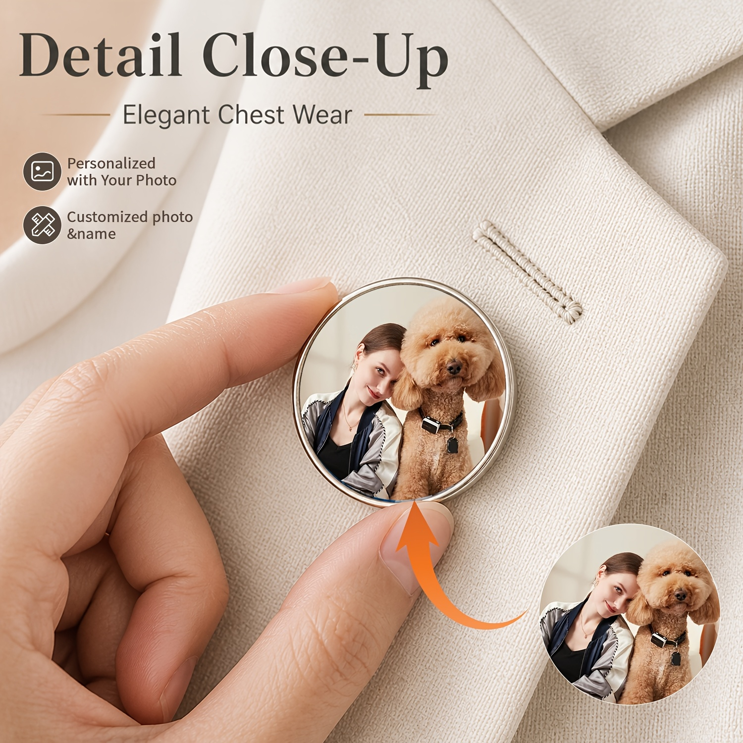 Customized Pin Brooches Suppor - Wedding Support ulasan dan harga