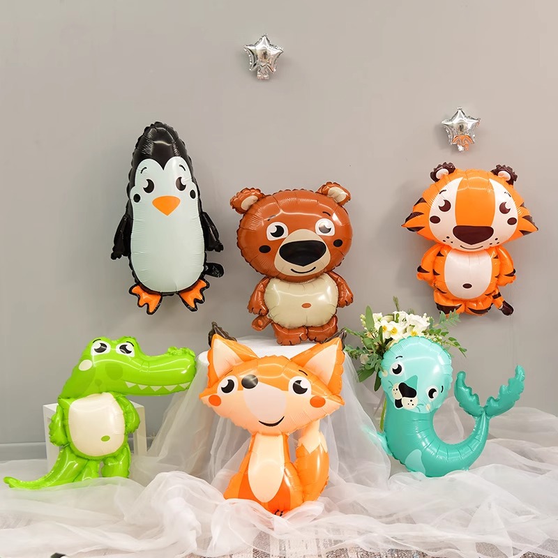 Q-version Animal Foil Balloons - Wedding Zoo ulasan dan harga
