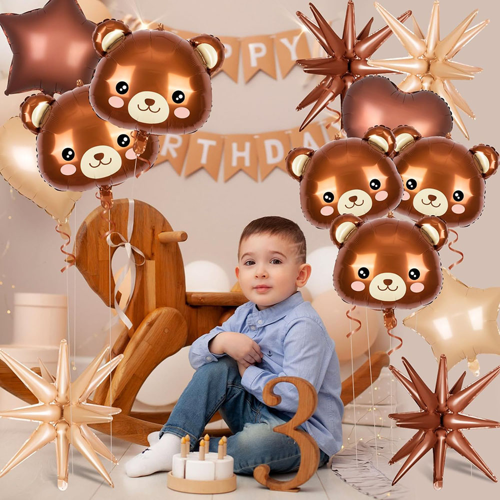 Bear Balloon, Bear Aluminum Fo - Wedding Zoo ulasan dan harga