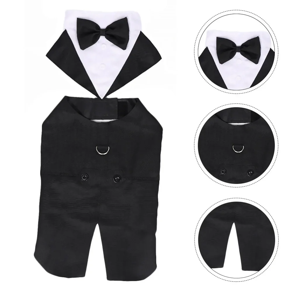 Pet Dog Clothes Wedding Shirt  - Suitsupply Wedding Tuxedo ulasan dan harga
