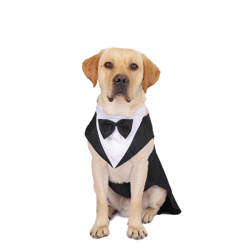 Pet Dog Clothes Wedding Shirt  - Suitsupply Wedding Tuxedo ulasan dan harga