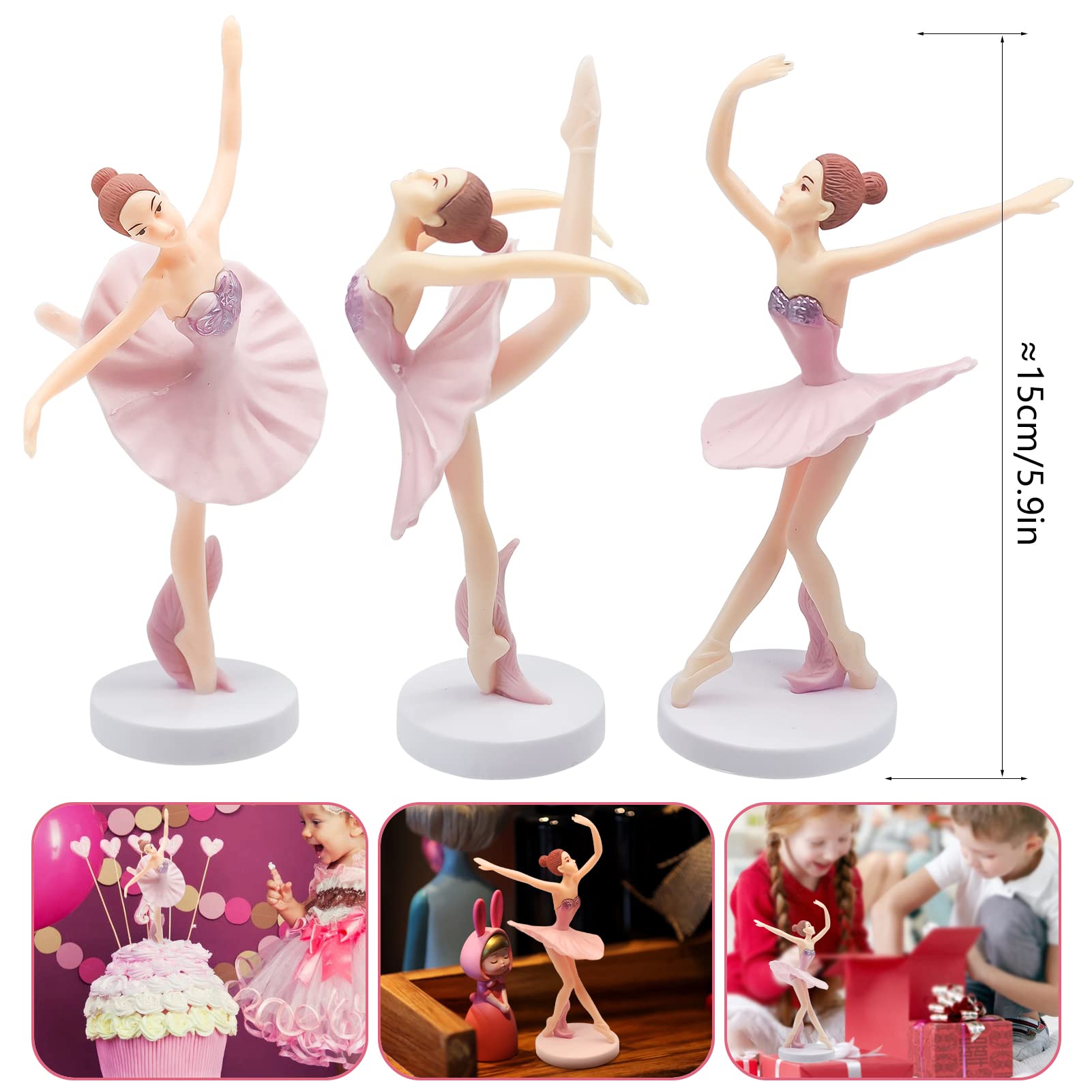 3pcs Good Quality Ballerina Fi - Good Supply Wedding Cake ulasan dan harga