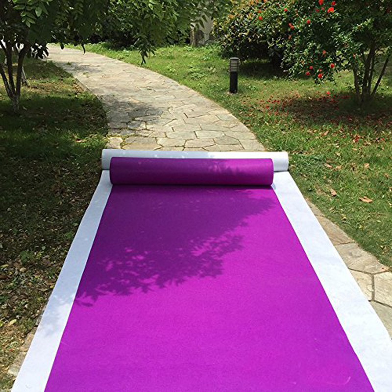 Pure Purple Non-woven Fabric W - Wedding Tap ulasan dan harga
