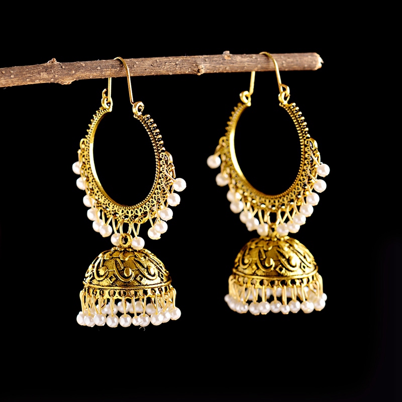New Indian Jhumka Jewelry for  - Indian Wedding Supply ulasan dan harga