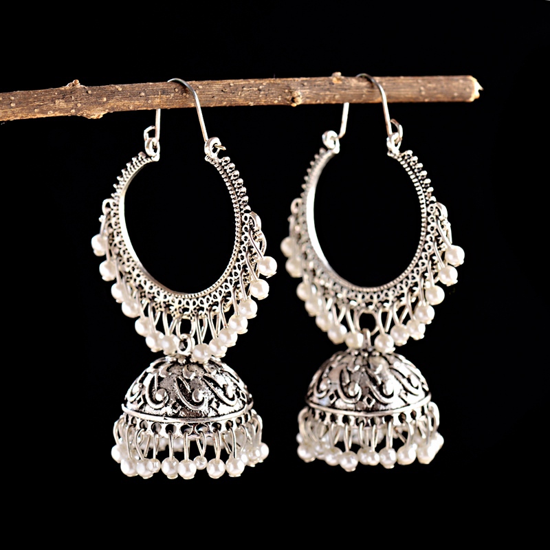 New Indian Jhumka Jewelry for  - Indian Wedding Supply ulasan dan harga