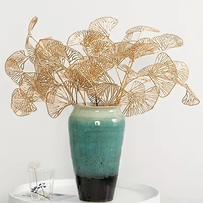 5PC Gold Ginkgo Eucalyptus Hol - Wedding Arch Flower ulasan dan harga