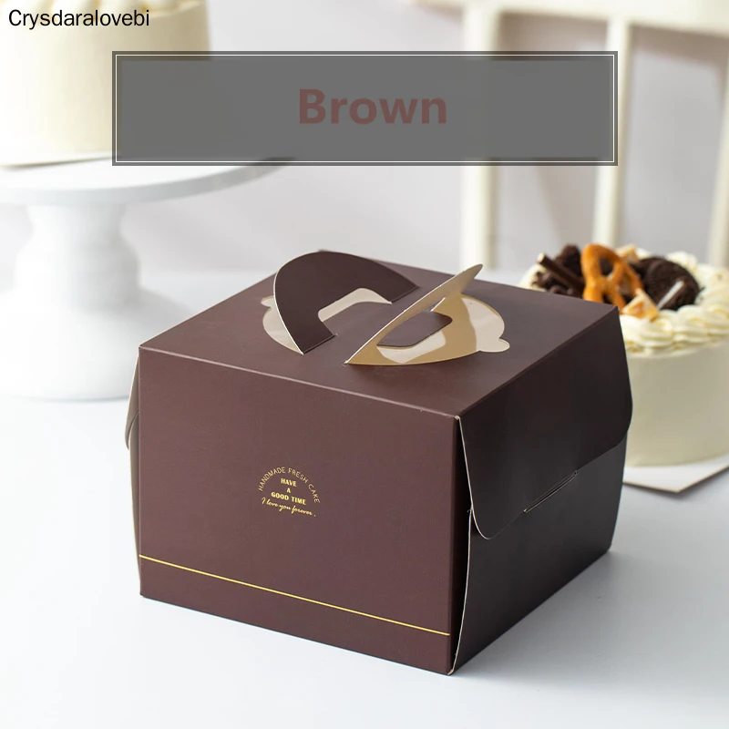20pcs 4 Inch Paper Cake Box Ha - Good Supply Wedding Cake ulasan dan harga